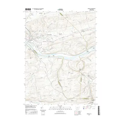 2016 Map of Danville, 2016 Print