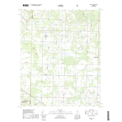 2018 Map of Danville, 2018 Print