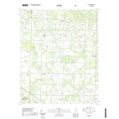 2021 Map of Danville, 2021 Print