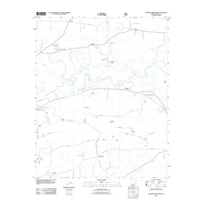 2011 Map of Danville Mountain, 2011 Print