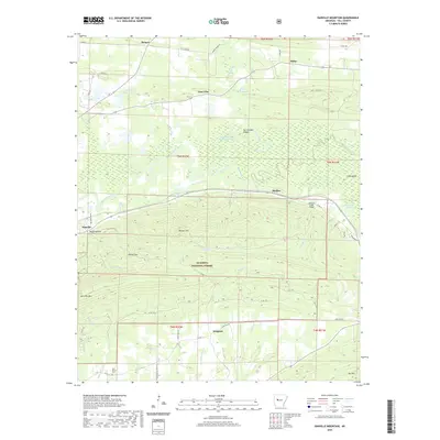 2020 Map of Danville Mountain, 2020 Print