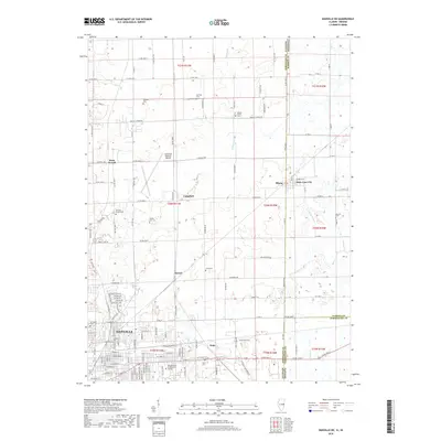 2018 Map of Danville NE, 2018 Print
