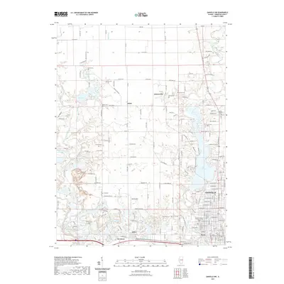 2021 Map of Danville NW, 2021 Print