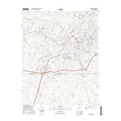 2016 Map of Danville, 2016 Print