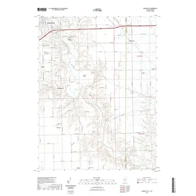 2021 Map of Danville SE, 2021 Print