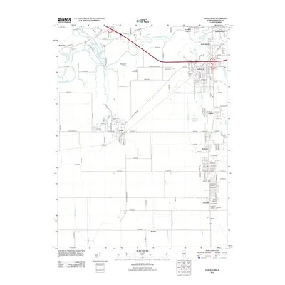 2012 Map of Danville SW, 2012 Print