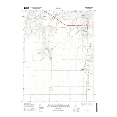 2015 Map of Danville SW, 2015 Print