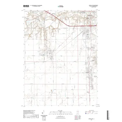 2021 Map of Danville SW, 2021 Print