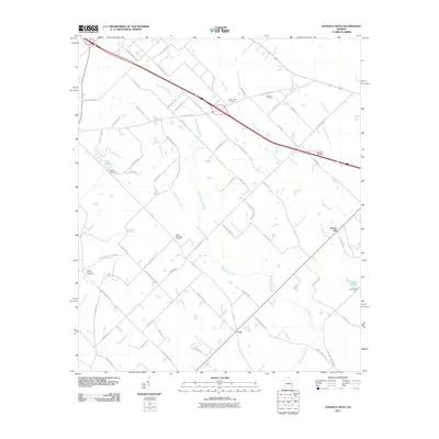 2011 Map of Danville West, 2011 Print