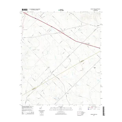 2014 Map of Danville West, 2014 Print