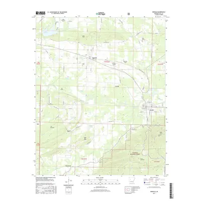 2017 Map of Danville, 2017 Print