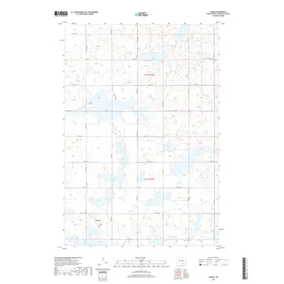 2017 Map of Danzig, 2017 Print