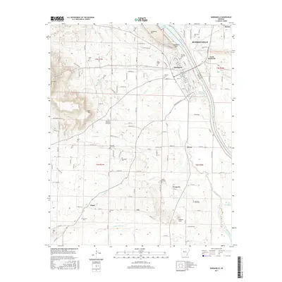 2017 Map of Dardanelle, 2017 Print
