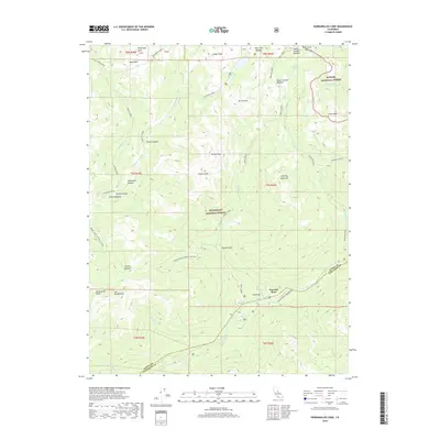 2018 Map of Dardanelles Cone, 2018 Print