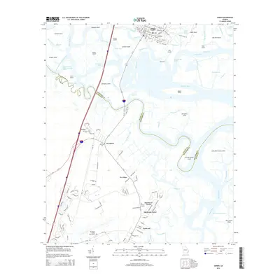 2014 Map of Darien, 2014 Print