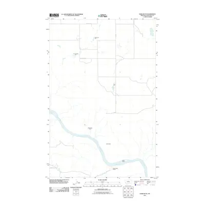 2011 Map of Dark Butte, 2011 Print