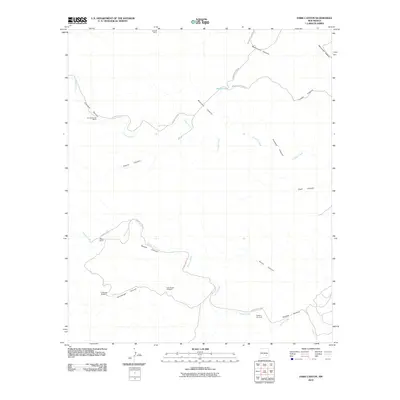 2010 Map of Dark Canyon, 2010 Print