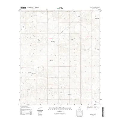2013 Map of Dark Canyon, 2013 Print