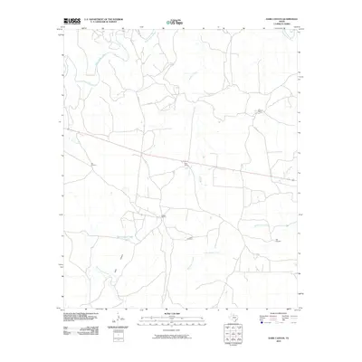 2010 Map of Dark Canyon, 2010 Print