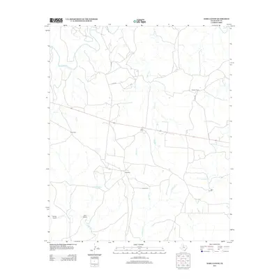 2012 Map of Dark Canyon, 2012 Print