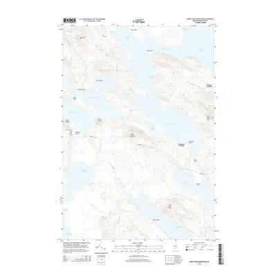 2014 Map of Dark Cove Mountain, 2014 Print