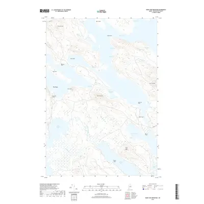 2018 Map of Dark Cove Mountain, 2018 Print