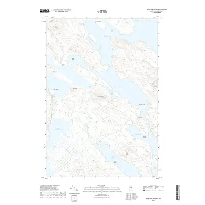 2021 Map of Dark Cove Mountain, 2021 Print