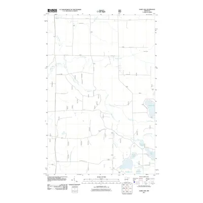 2011 Map of Dark Lake, 2011 Print
