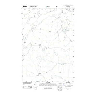 2011 Map of Darland Mountain, 2011 Print