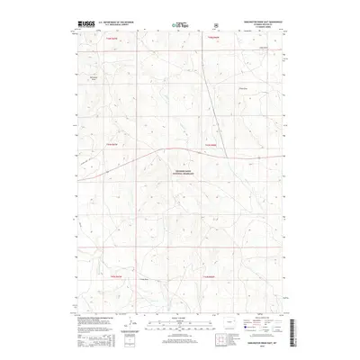 2015 Map of Darlington Draw East, 2015 Print