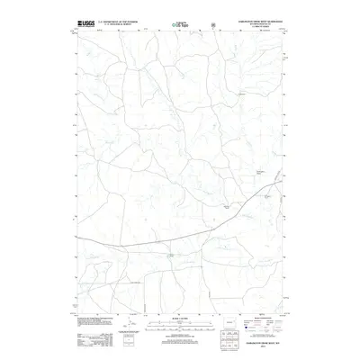 2012 Map of Darlington Draw West, 2012 Print