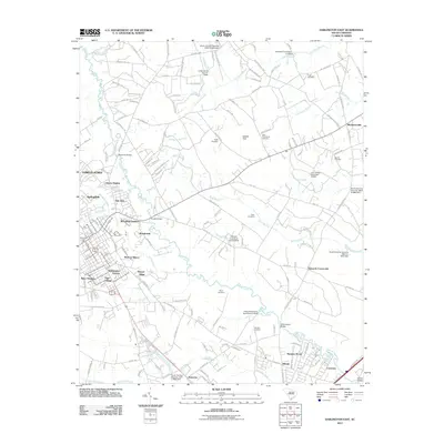 2011 Map of Darlington East, 2011 Print
