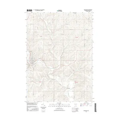 2016 Map of Darlington, 2016 Print