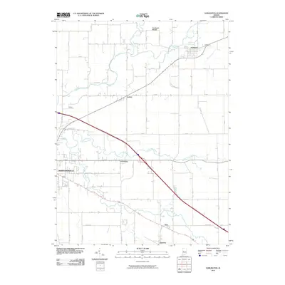 2010 Map of Darlington, 2010 Print