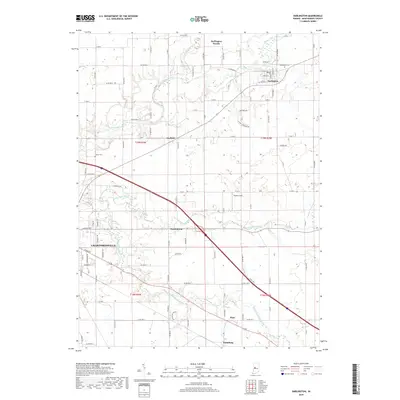 2019 Map of Darlington, 2019 Print