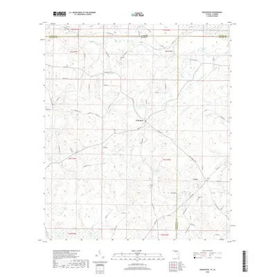 2018 Map of Darlington, 2018 Print