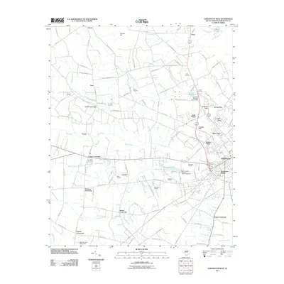 2011 Map of Darlington West, 2011 Print