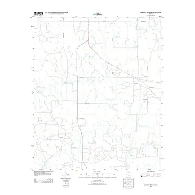 2012 Map of Darnell Branch, 2012 Print
