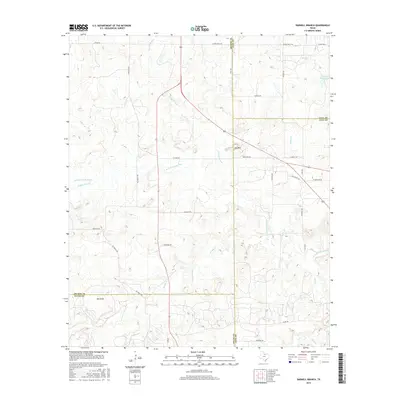 2016 Map of Darnell Branch, 2016 Print