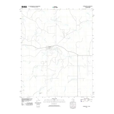 2010 Map of Darrouzett, 2010 Print