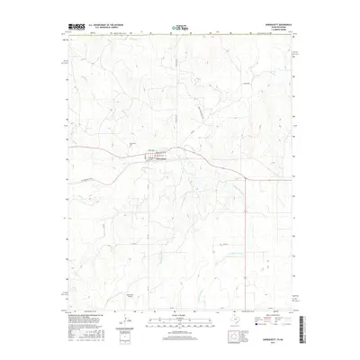 2016 Map of Darrouzett, 2016 Print