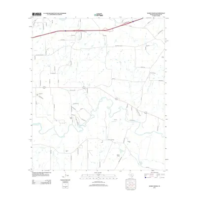 2013 Map of Darst Creek, 2013 Print