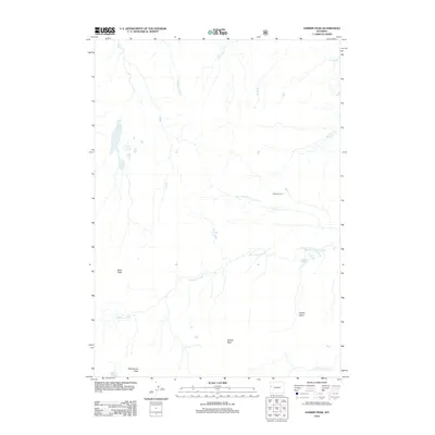 2012 Map of Darwin Peak, 2012 Print