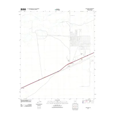2011 Map of Dateland, 2011 Print