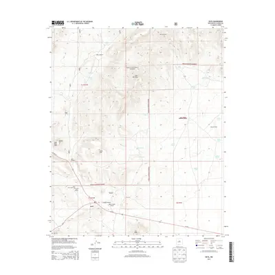 2013 Map of Datil, 2013 Print