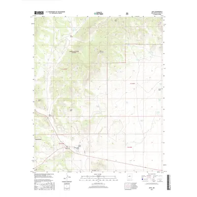 2017 Map of Datil, 2017 Print