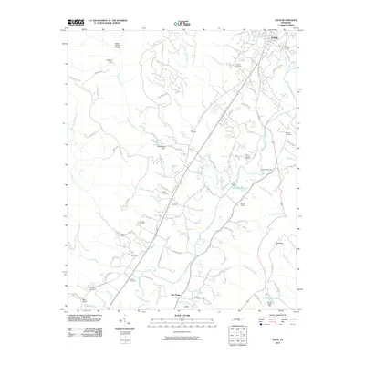 2010 Map of Daus, 2010 Print