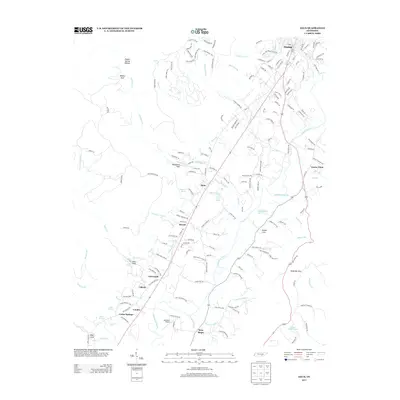 2013 Map of Daus, 2013 Print
