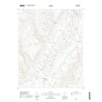 2019 Map of Daus, 2019 Print