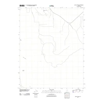 2011 Map of Dave Canyon, 2011 Print